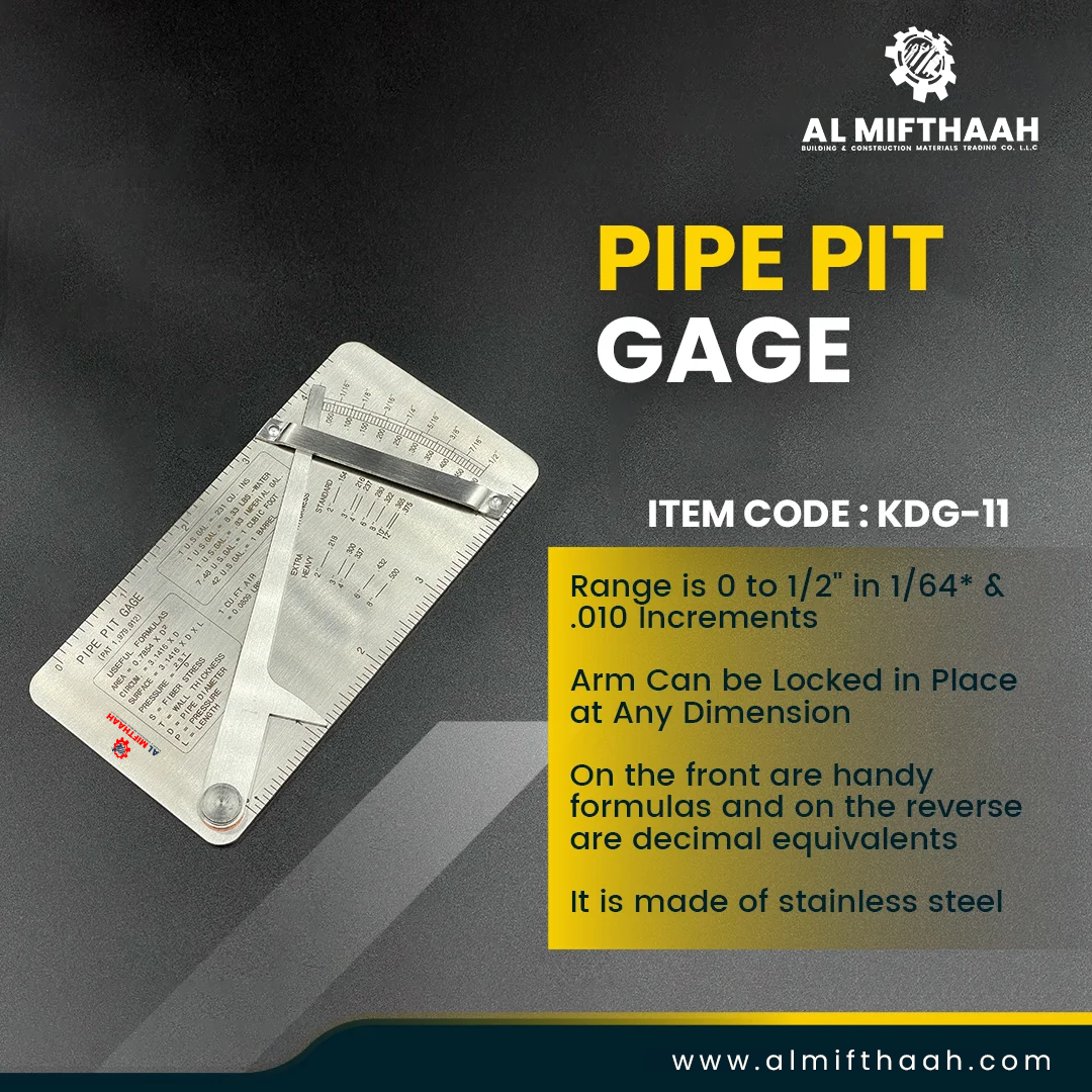 PIPE PIT GAGE