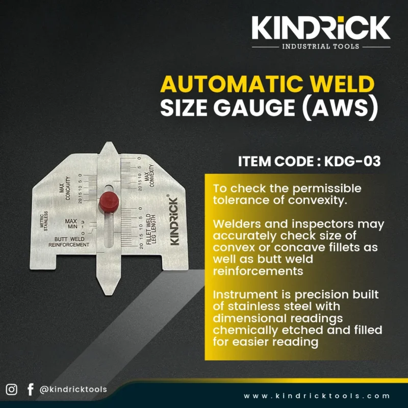 AUTOMATIC WELD SIZE GAUGE ( AWS)