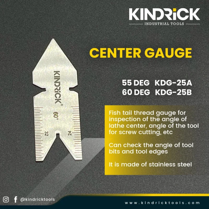 CENTER GAUGE 55 DEG | 60 DEG
