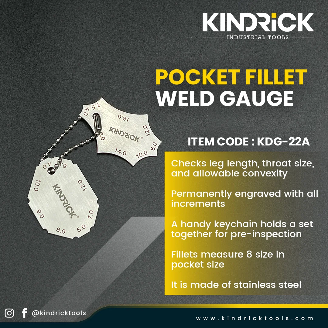 POCKET FILLET WELD GAUGE