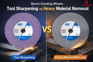 Bench Grinding Wheels for Tool Sharpening vs Heavy Material Removal