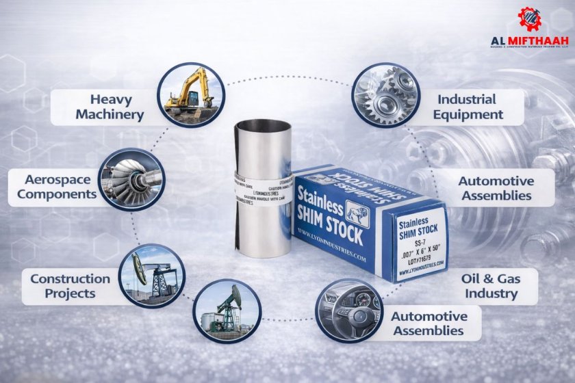 Where high-load shim stock is commonly used