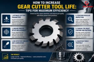 How to Increase Gear Cutter Tool Life: Tips for Maximum Efficiency
