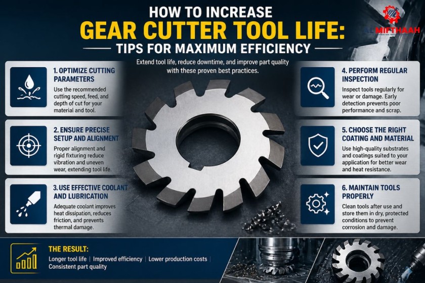 How to Increase Gear Cutter Tool Life: Tips for Maximum Efficiency