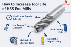 How to Increase Tool Life of HSS End Mills