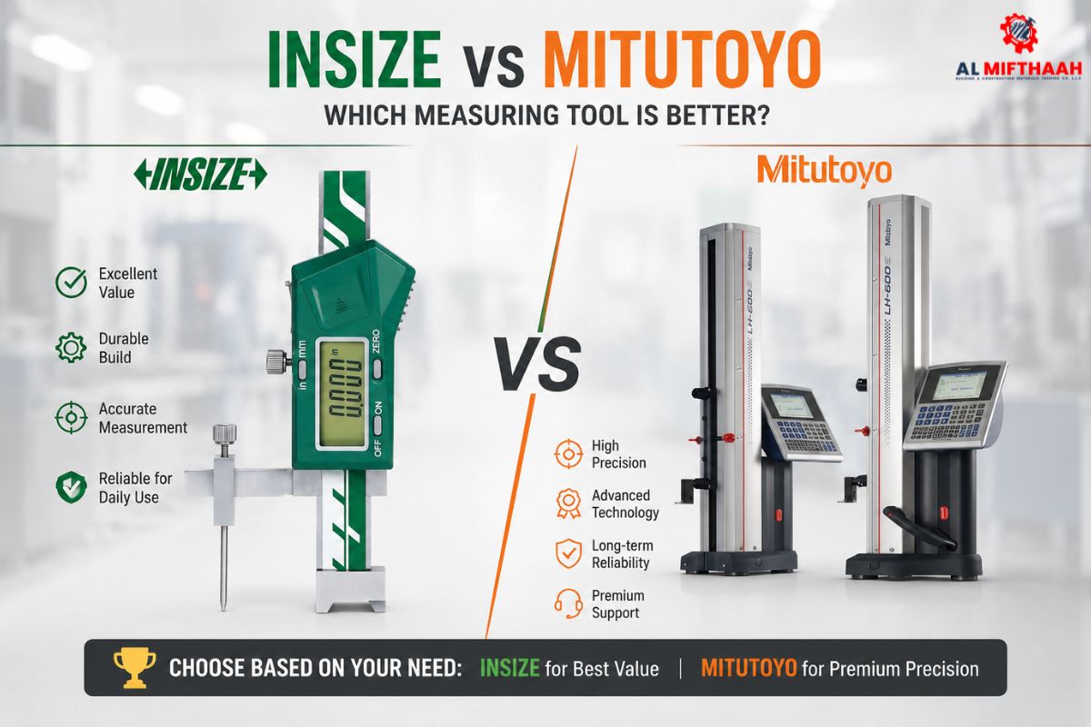 INSIZE vs Mitutoyo: which measuring tool is better