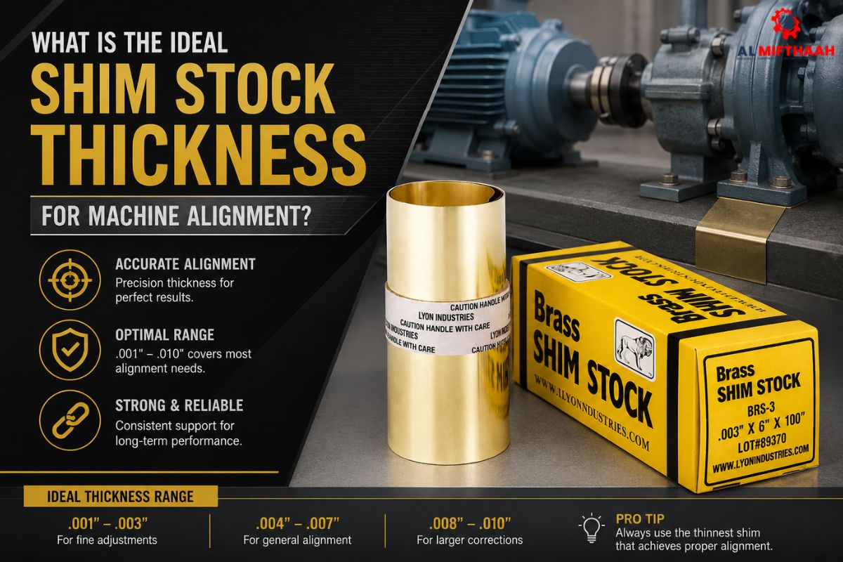 What Is the Ideal Shim Stock Thickness for Machine Alignment