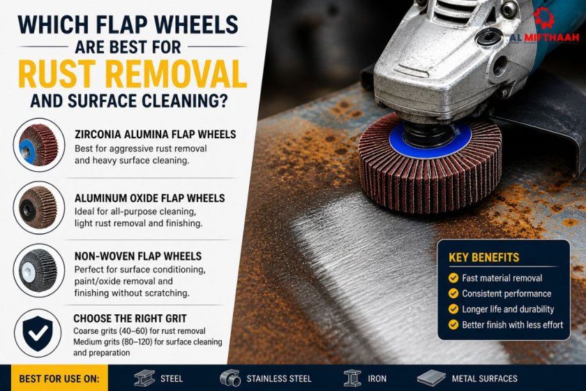 Which Flap Wheels Are Best for Rust Removal and Surface Cleaning