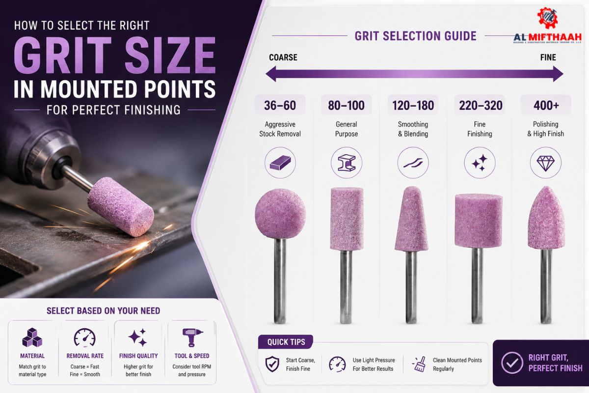 How to Select the Right Grit Size in Mounted Points for Perfect Finishing?