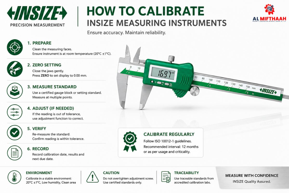 How to calibrate INSIZE measuring instruments