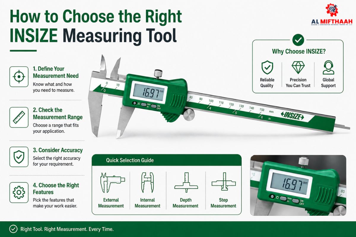 How to choose the right INSIZE measuring tool