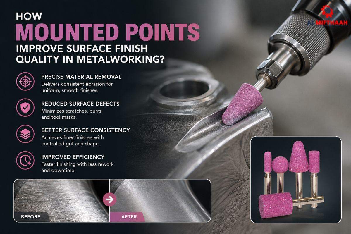 How Do Mounted Points Improve Surface Finish Quality in Metalworking