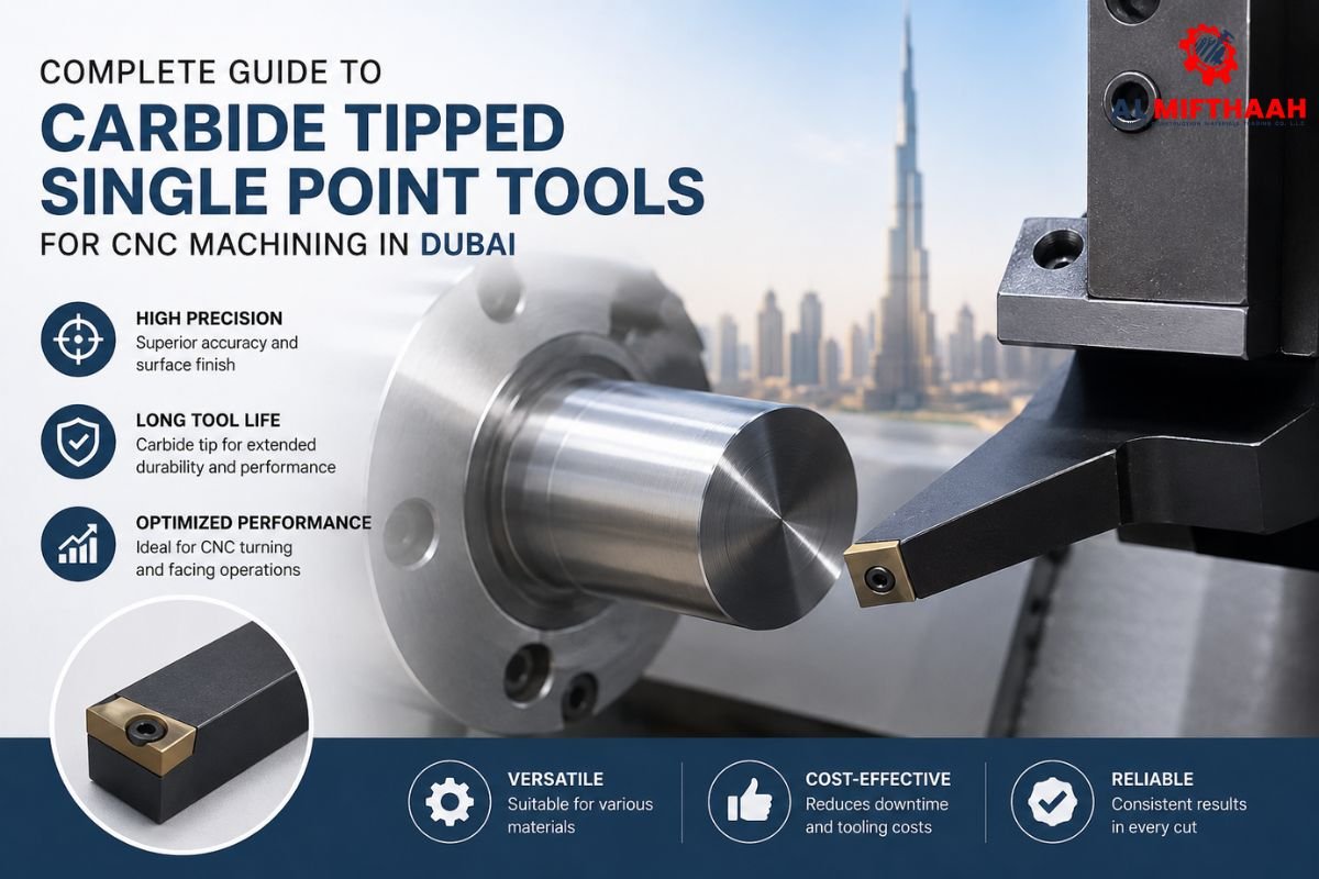 Complete Guide to Carbide Tipped Single Point Tools for CNC Machining in Dubai