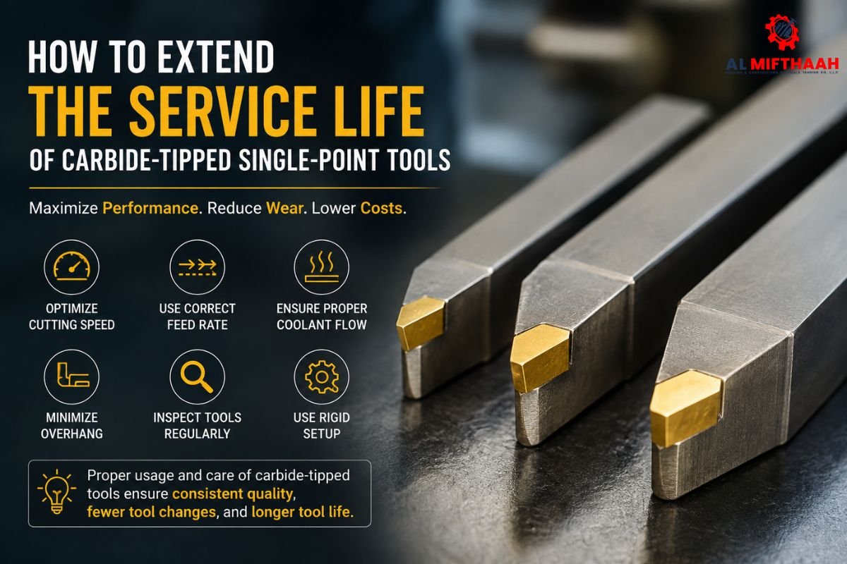 How to Extend the Service Life of Carbide-Tipped Single-Point Tools
