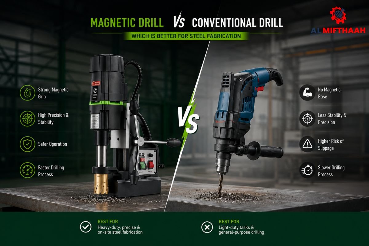 Magnetic Drill vs Conventional Drill Which Is Better for Steel Fabrication