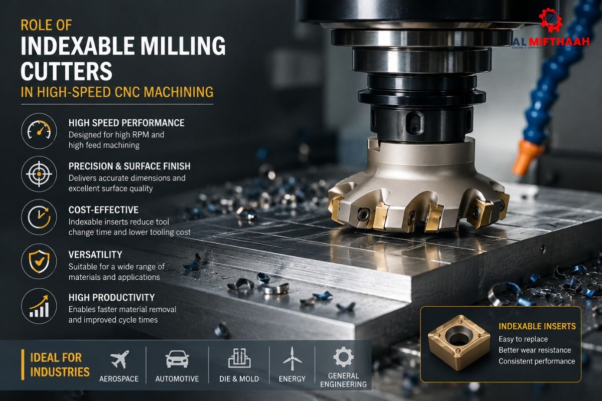 Role of Indexable Milling Cutters in High-Speed CNC Machining