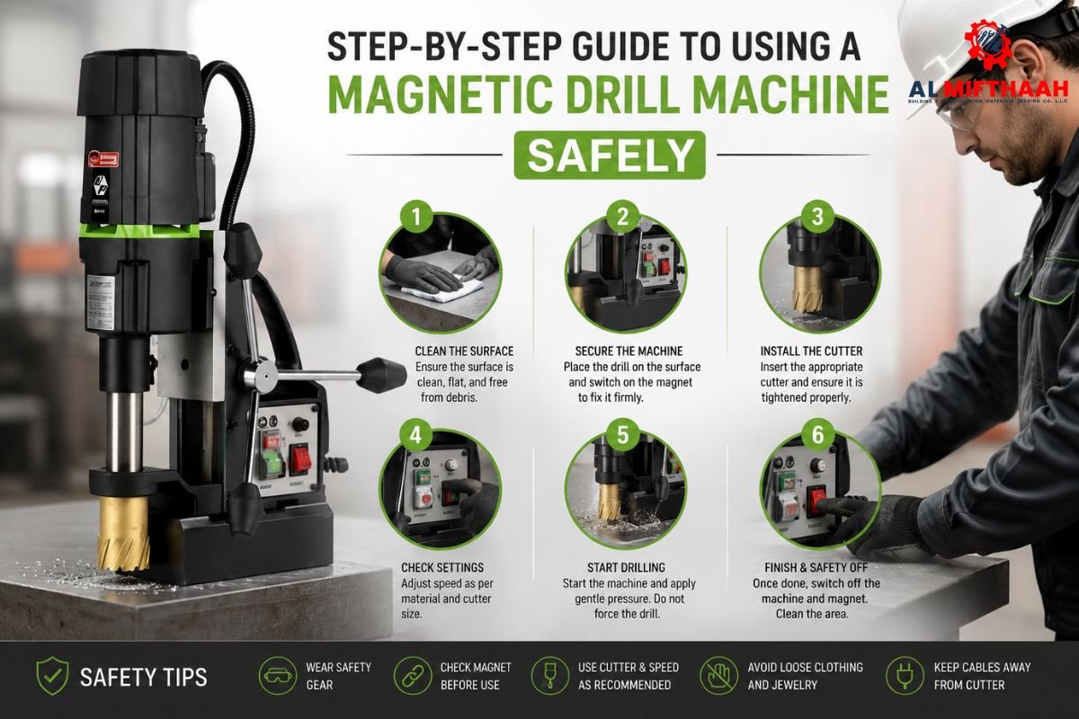 Step-by-Step Guide to Using a Magnetic Drill Machine Safely