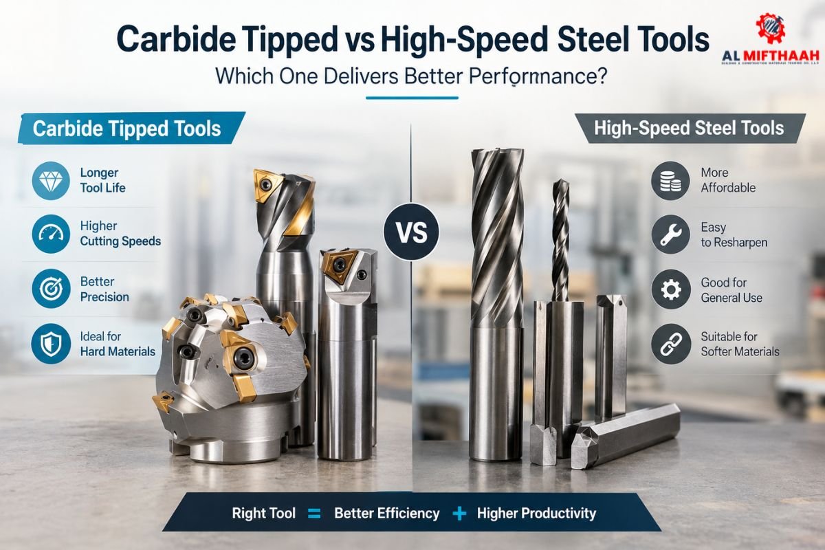 Carbide Tipped vs High-Speed Steel Tools Which One Delivers Better Performance