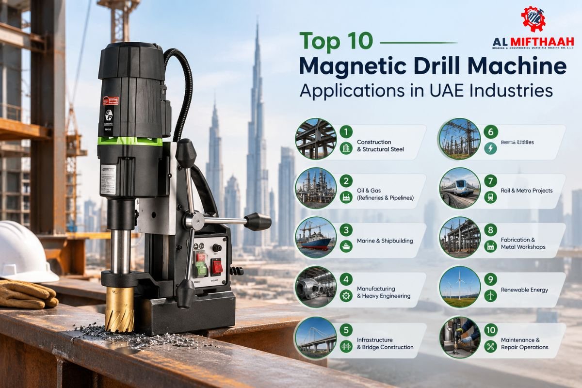 Top 10 Magnetic Drill Machine Applications in UAE Industries