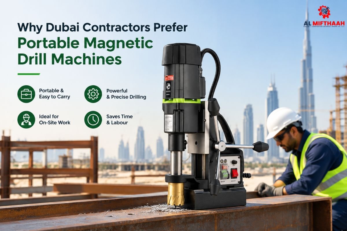 Why Dubai Contractors Prefer Portable Magnetic Drill Machines