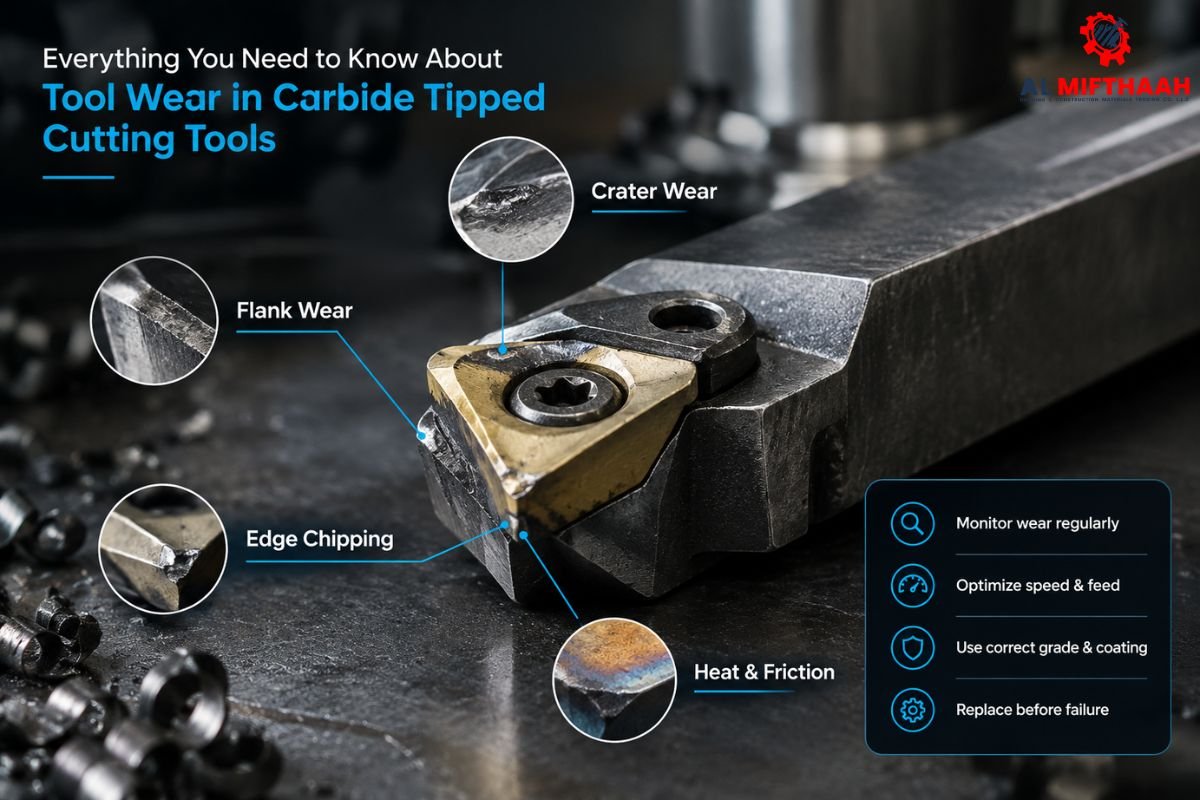 Everything You Need to Know About Tool Wear in Carbide Tipped Cutting Tools