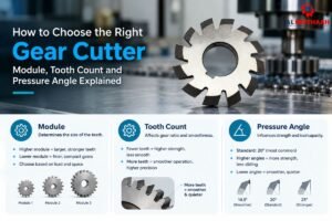 How to Choose the Right Gear Cutter Module, Tooth Count and Pressure Angle Explained