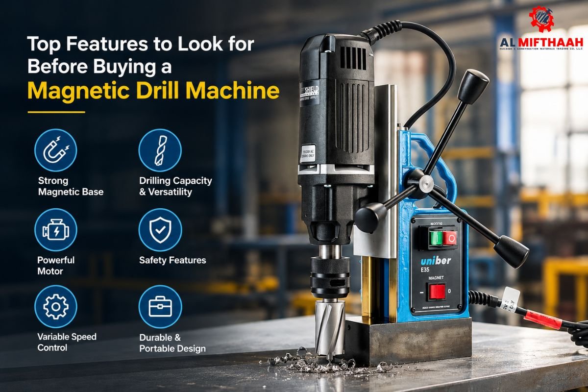 Top Features to Look for Before Buying a Magnetic Drill Machine
